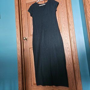 Cotton maxi shirt dress